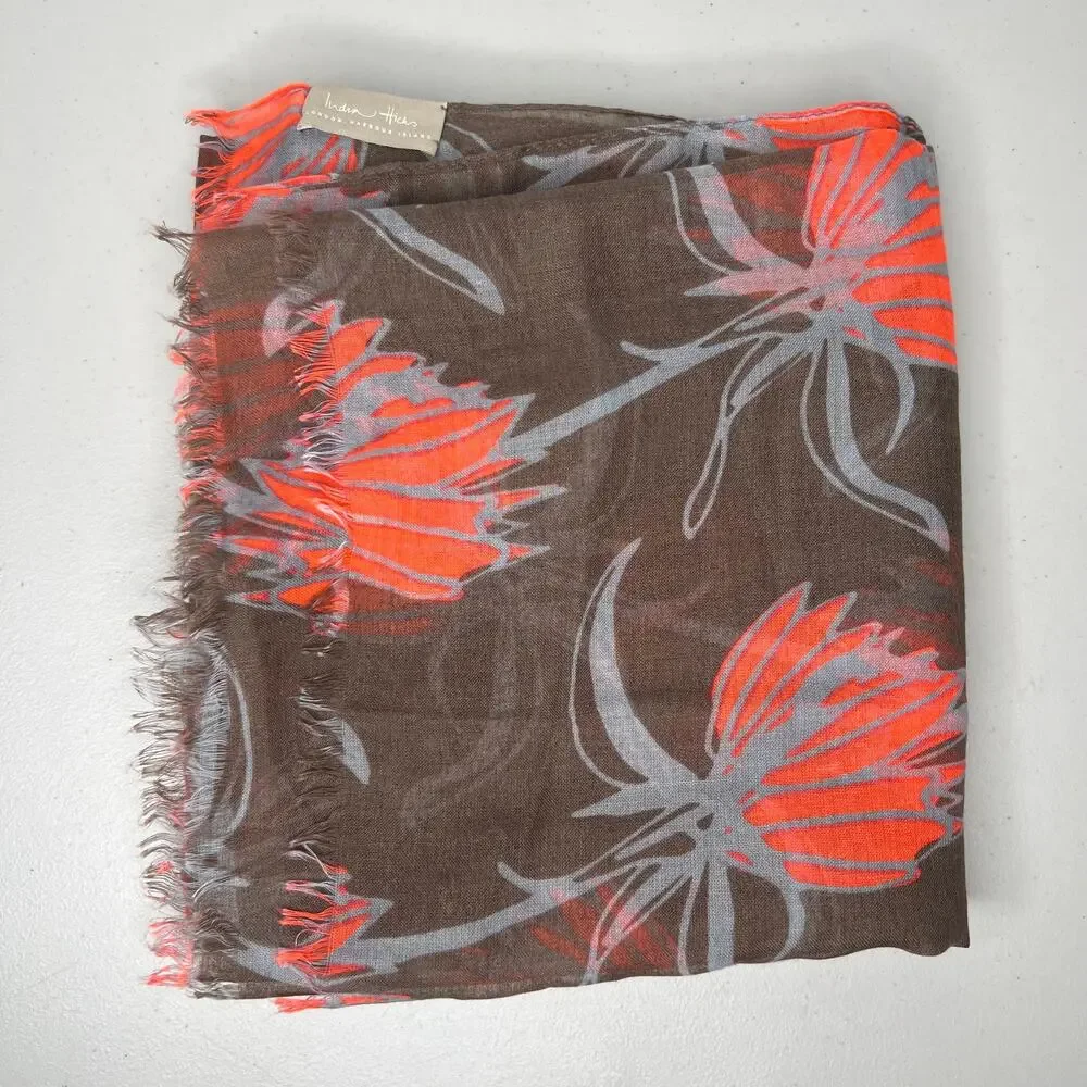 India Hicks Floral Lightweight Scarf